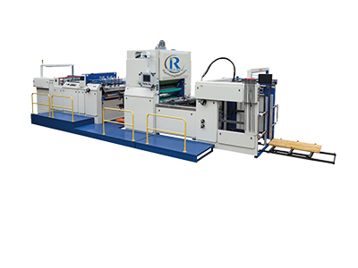 Automatic Sheet to Sheet Film Lamination with Flying Knife