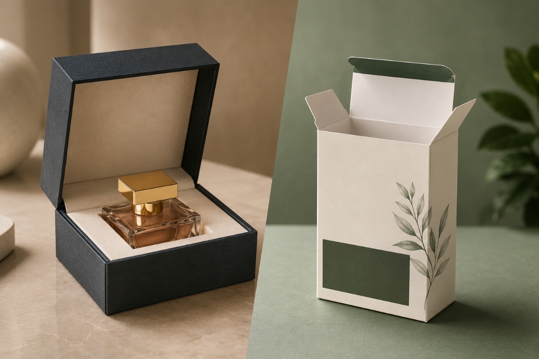 Rigid Box vs Folding Carton packaging comparison for premium and everyday products